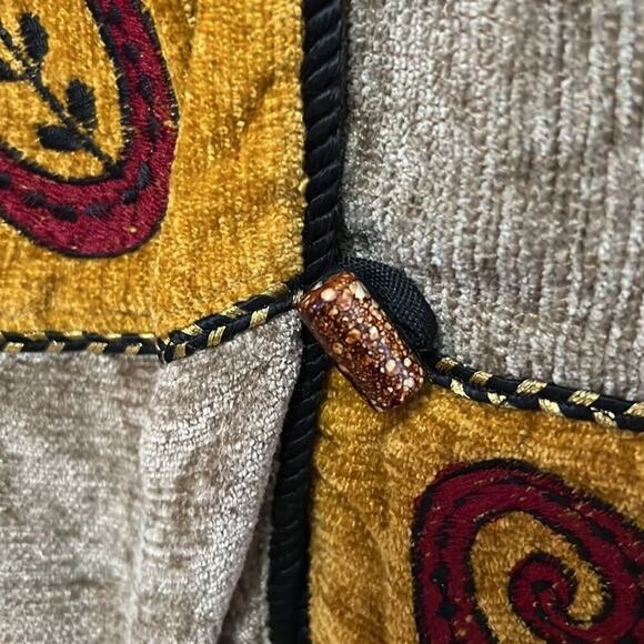 VINTAGE ALEX KIM PATCHWORK JACKET SIZE XL - Picture 6 of 6